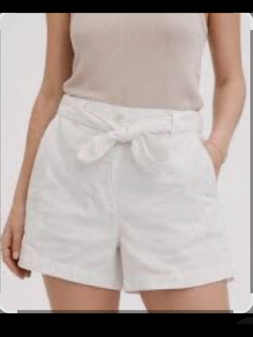 Wilifred Women's Paperbag Linen Shorts